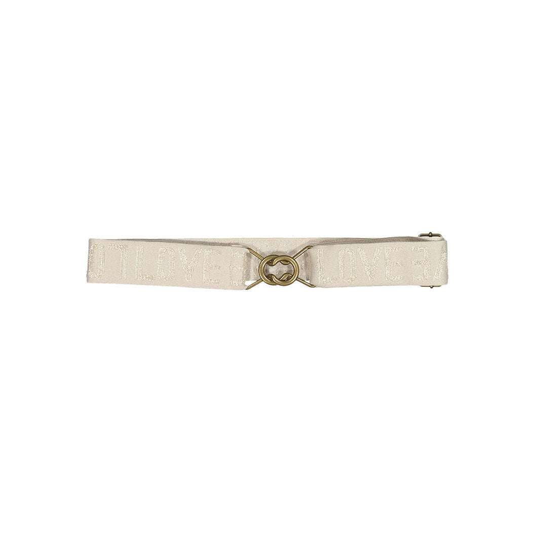 GO;U Beige Onion Ring Belt
