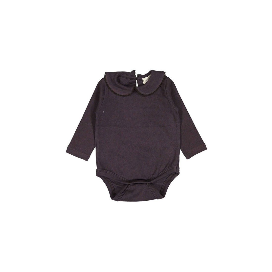 MONBEBE Charcoal Fin Coat Collar Bodysuit