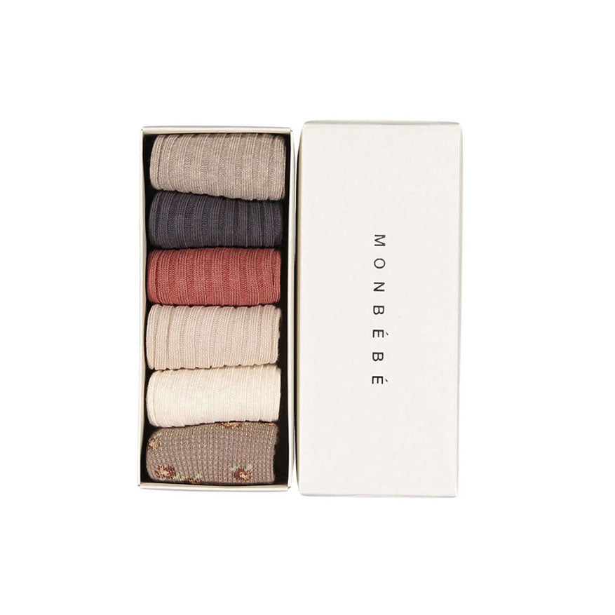 MONBEBE Victoria Pack Of 6 Socks