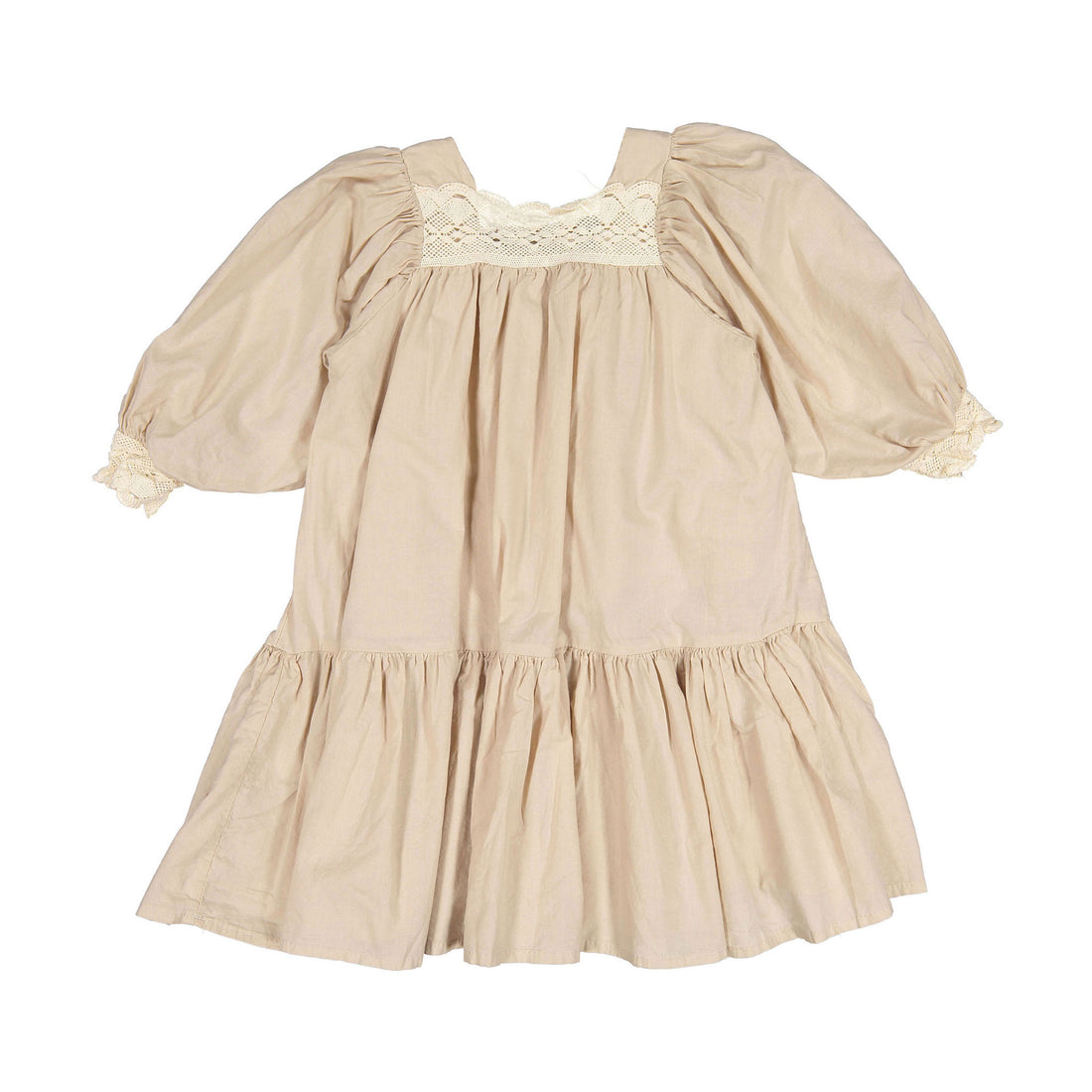 MONBEBE Indi-Pink Lace Rosa Dress