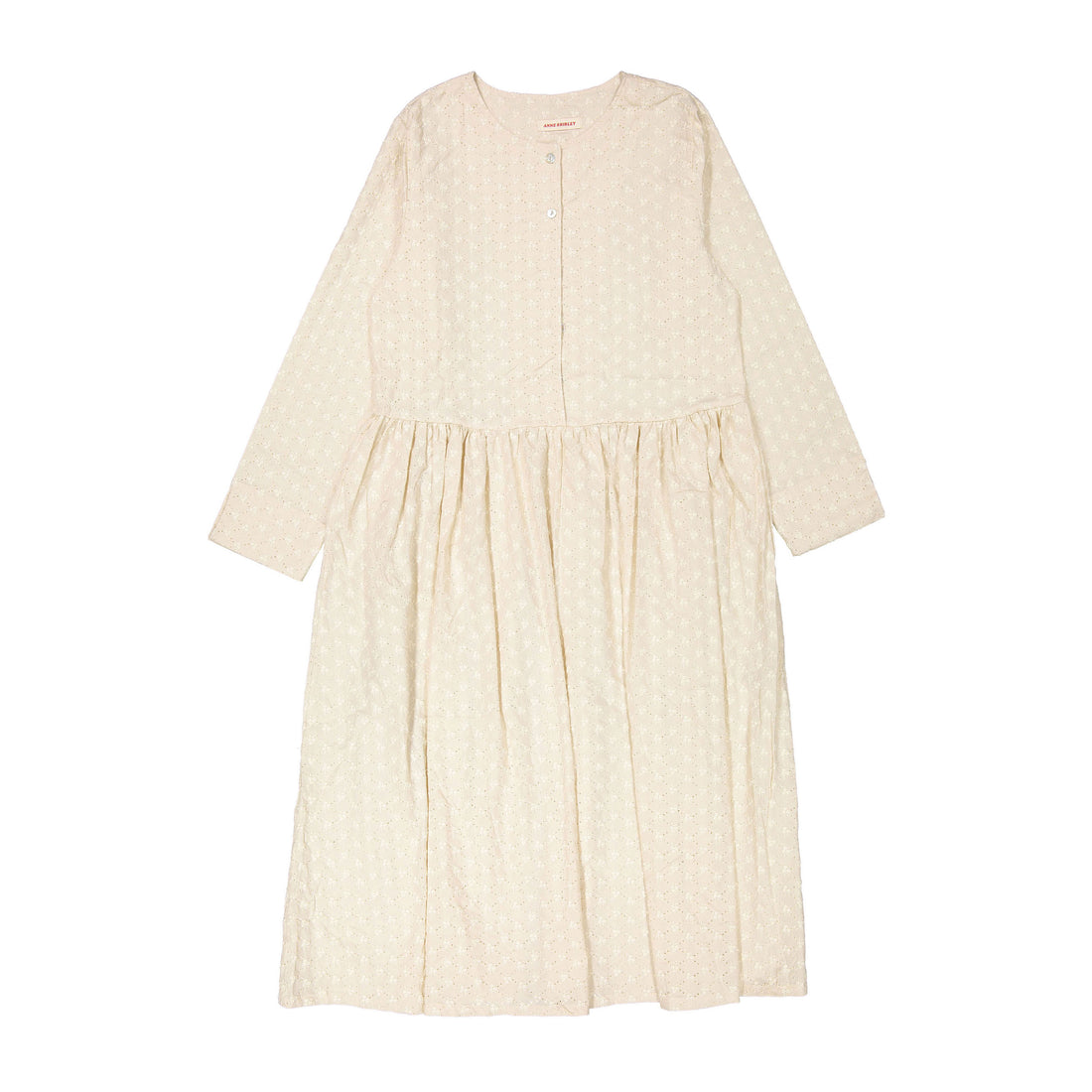 ANNE SHIRLEY Cream Mom Moena Dress