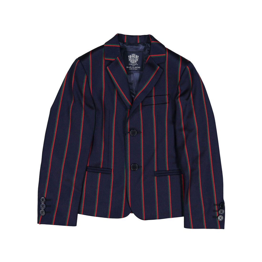 Dal Lago Navy Striped Blazer