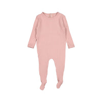 Ladida Pink Ribbed Footie