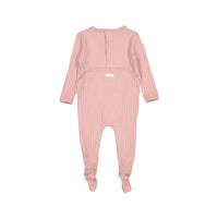 Ladida Pink Ribbed Footie
