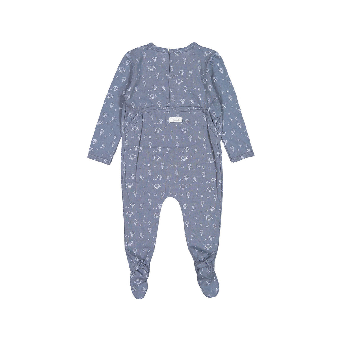 Ladida Midnight Hot Air Balloon  Print Footie