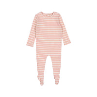 Ladida PinkStriped Footie
