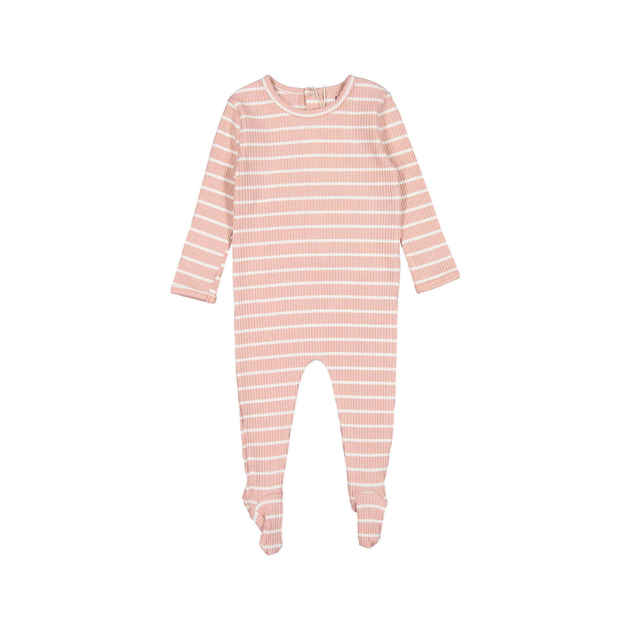 Ladida PinkStriped Footie