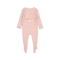 Ladida PinkStriped Footie