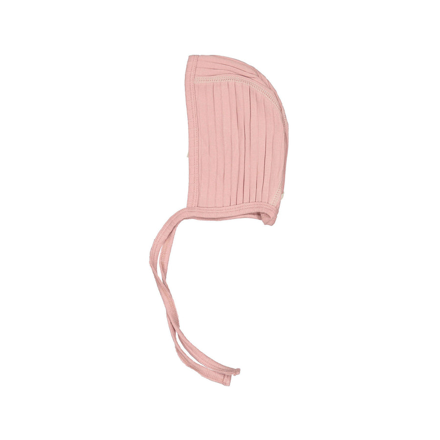 Ladida Pink Ribbed Bonnet
