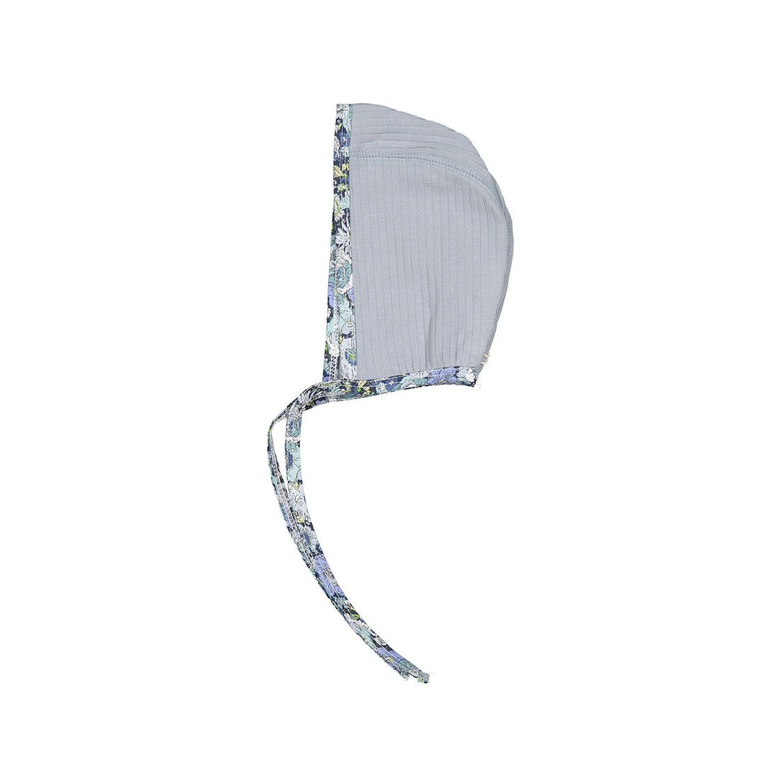 Ladida Dusty Blue Floral Trimmed  Bonnet