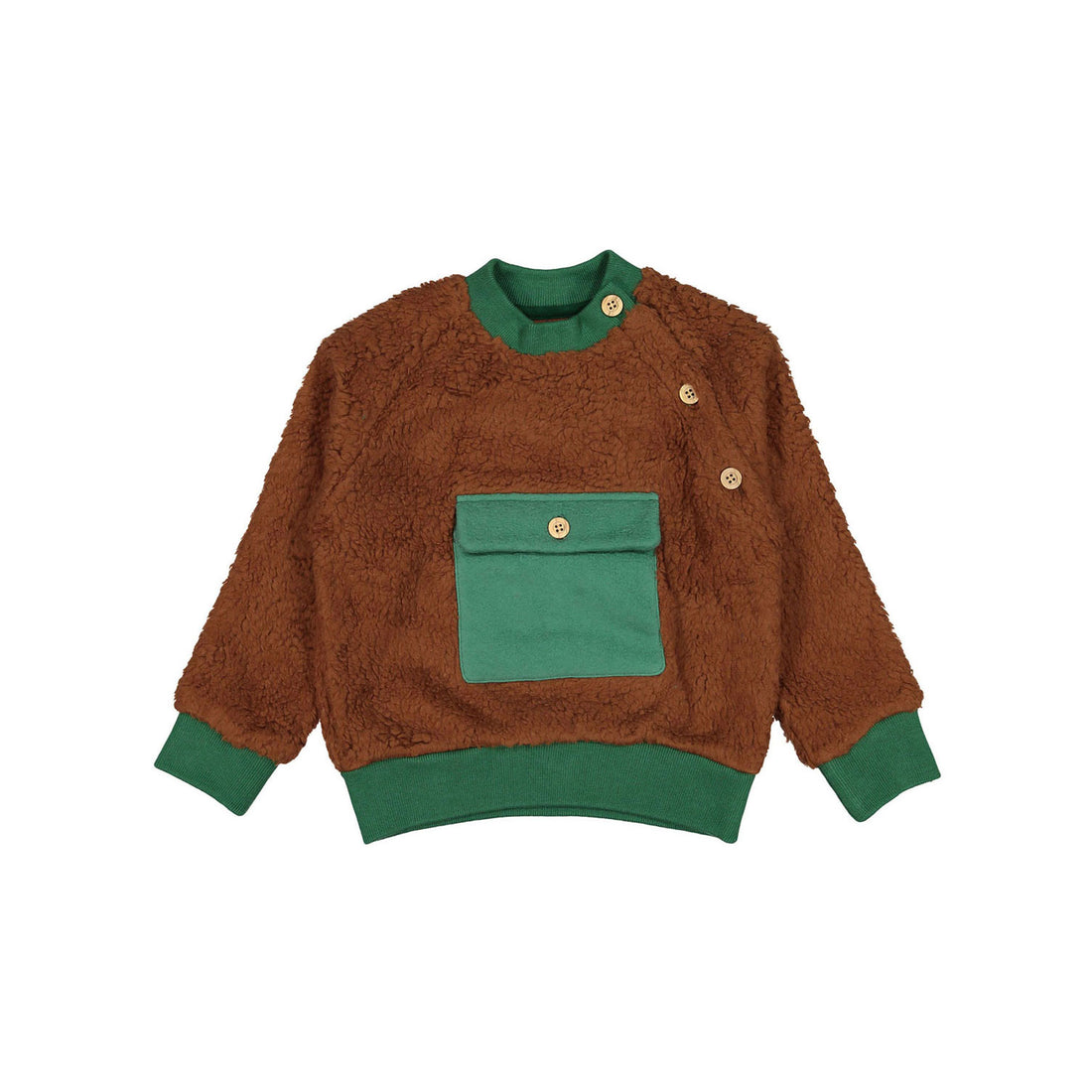 Fin and Vince Hazelnut-Fern Alfie Pullover