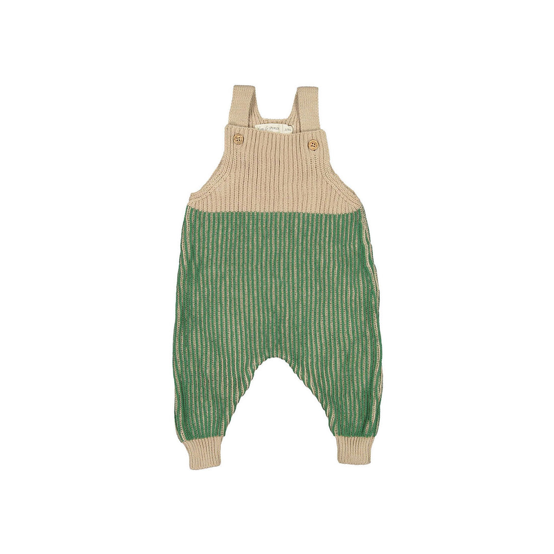 Fin and Vince Fern Flax Knit Overall