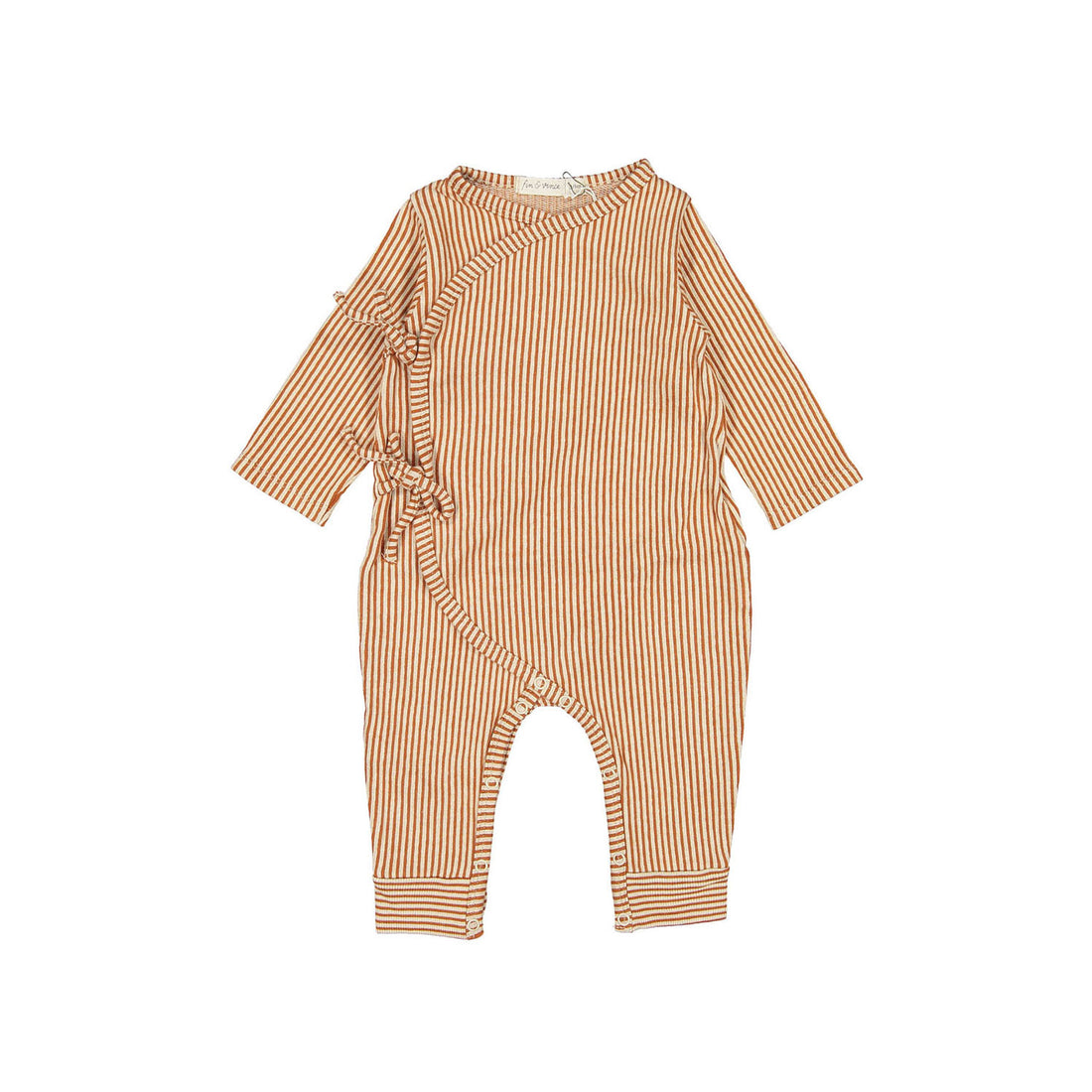 Fin and Vince Hazelnut Wrap Romper
