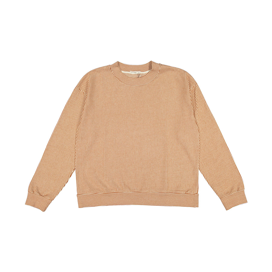 Fin and Vince Hazelnut Womens Terry Sweater