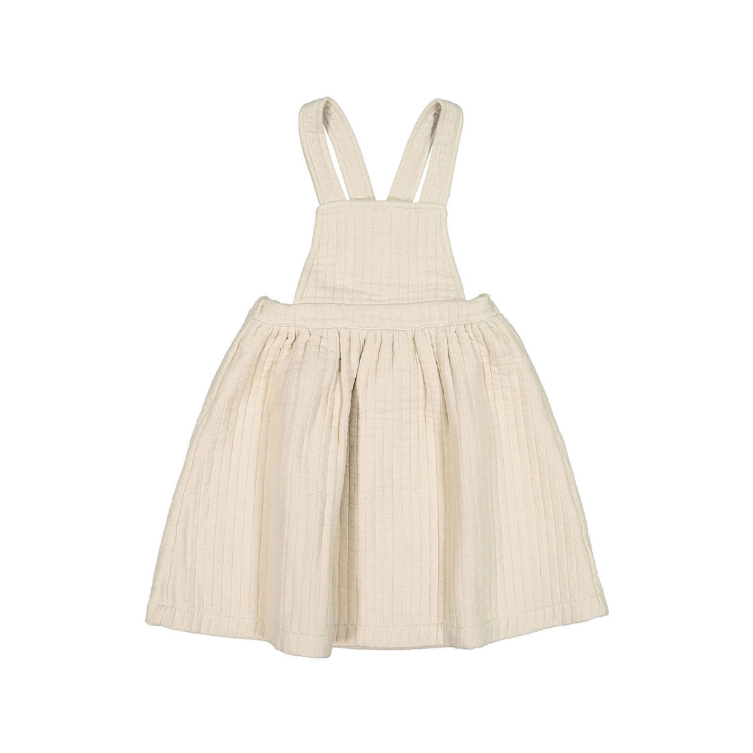 Fin and Vince Sand Quilted Pinafore