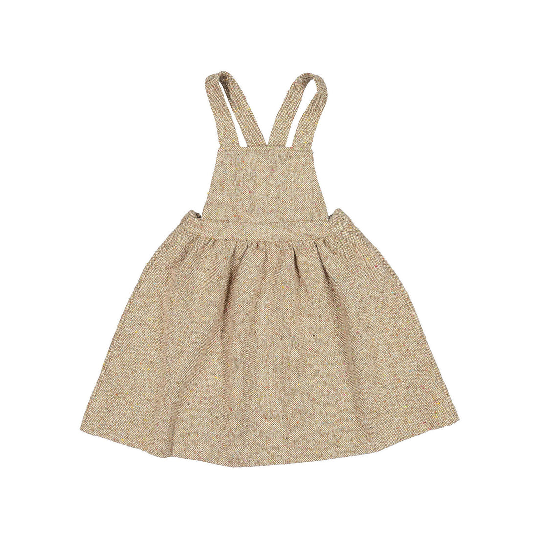Fin and Vince Winter Confetti Quilted Pinafore