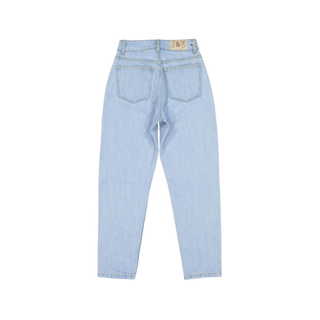 Fin and Vince Light Wash Vintage Womens Jeans