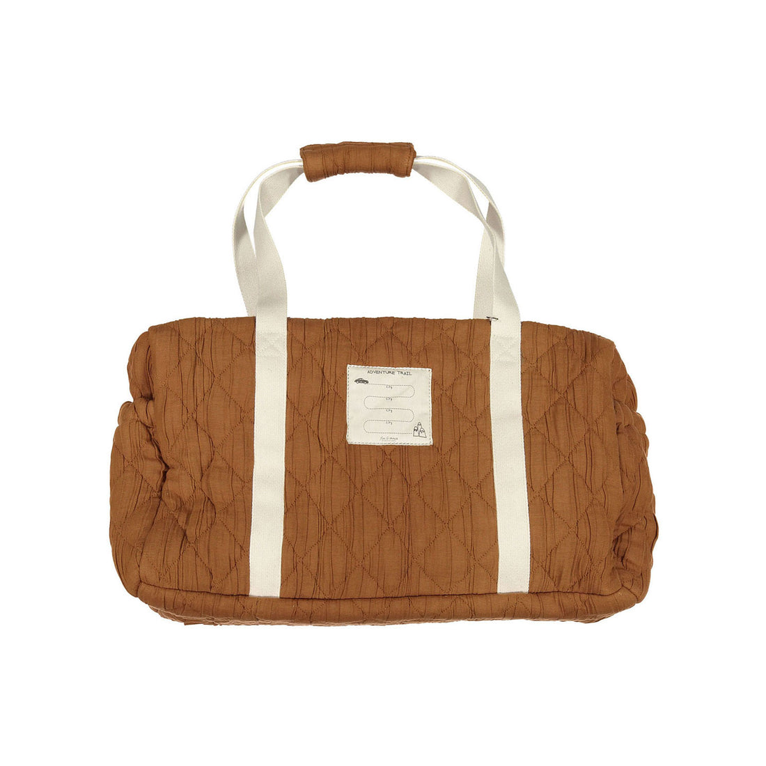Fin and Vince Hazelnut Quilted Duffle Bag