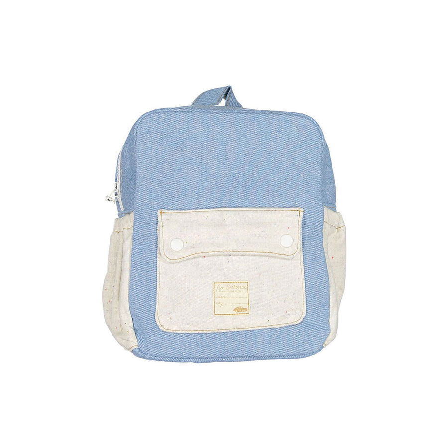 Fin and Vince Lightwash-Confetti Toddler Backpack