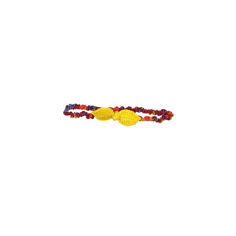 Misha and Puff Leaf Headband - Mango