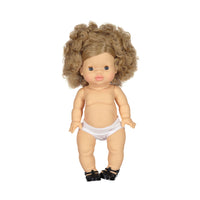 Minikane Black Jelly Doll Sandals