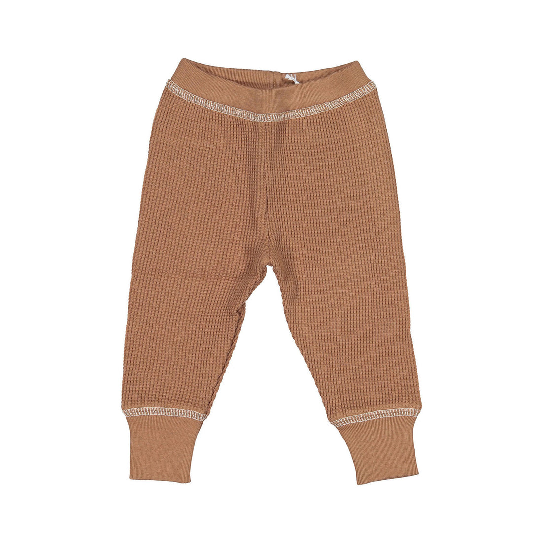 Fin and Vince Cinnamon Solid Waffle Home Pants