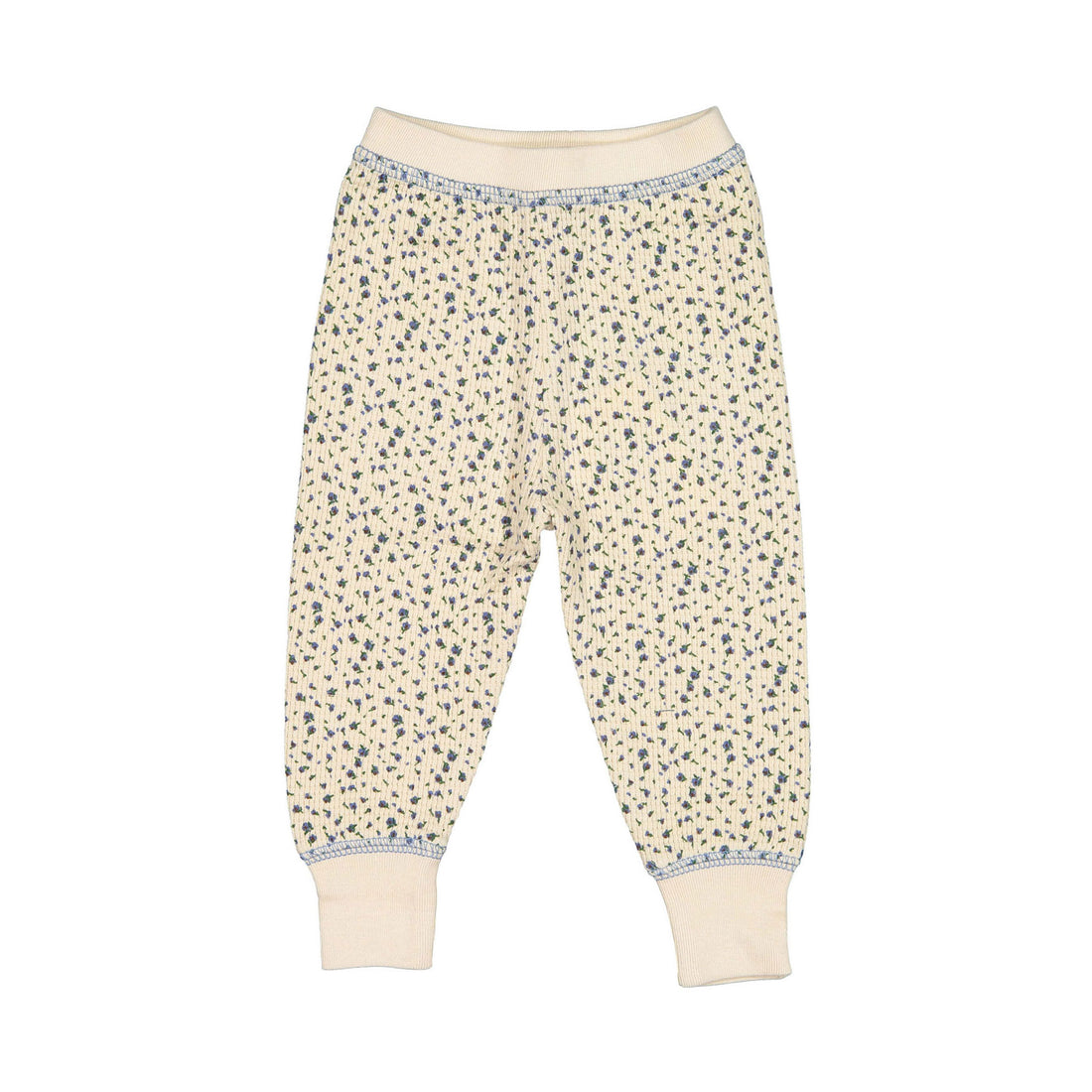 Fin and Vince Encore Floral Printed Waffle Pants
