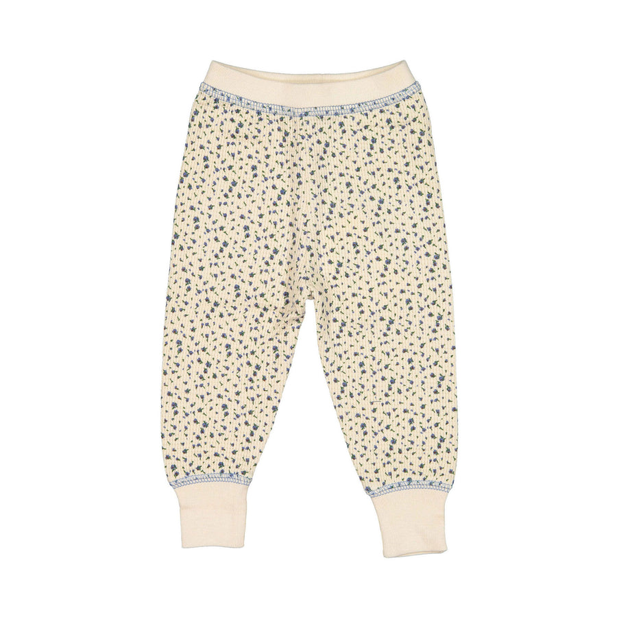 Fin and Vince Encore Floral Printed Waffle Pants