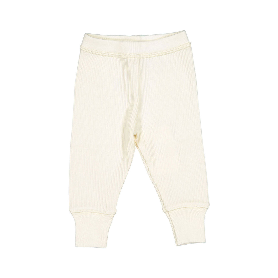 Fin and Vince Milk Solid Ribbed Home Pants