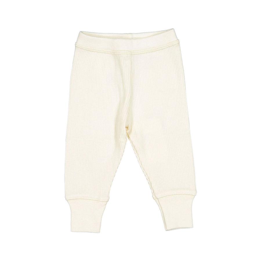 Fin and Vince Milk Solid Ribbed Home Pants