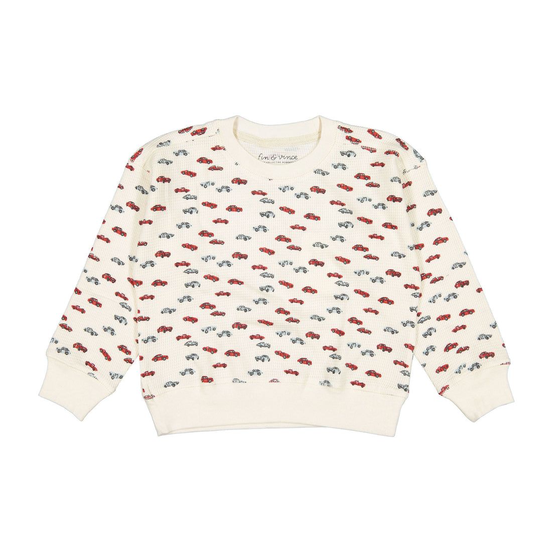 Fin and Vince Derby Waffle Raglan T-shirt