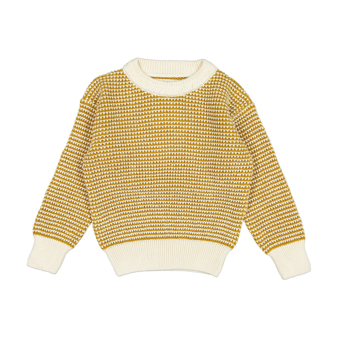 Fin and Vince Milk Goldenrod Loop Sweater