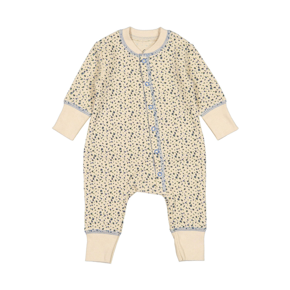 Fin and Vince Encore Floral Printed Waffle Long John