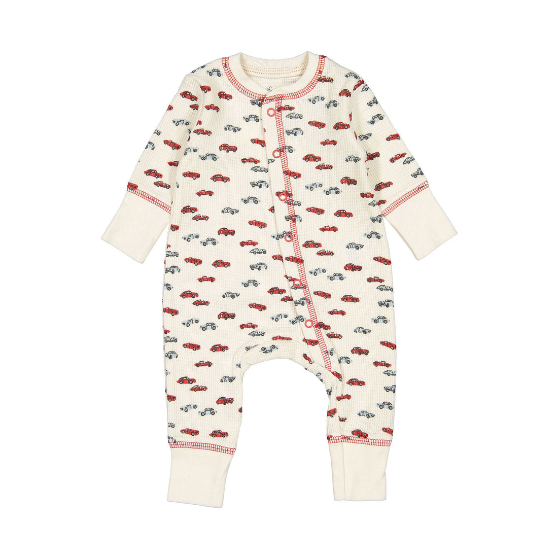 Fin and Vince Derby Printed Waffle Long John