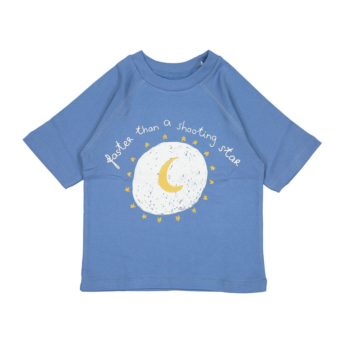 Fin and Vince Vintage Blue Shooting Star Baseball Tee