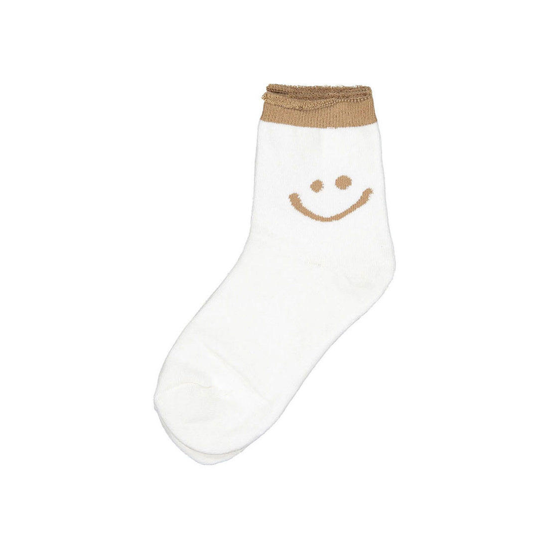 Delfina White Smiley Socks