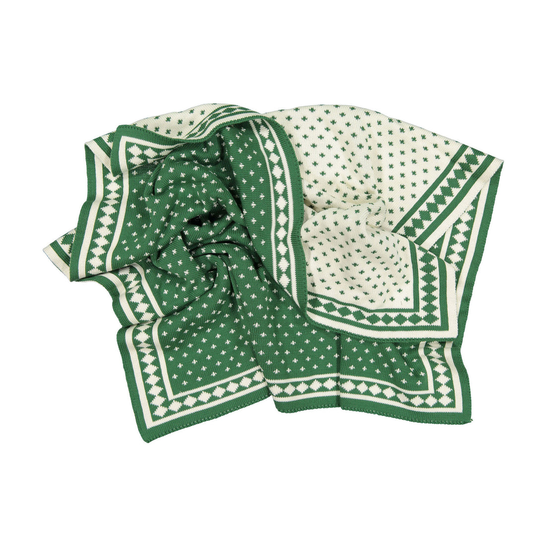 Fin and Vince Milk-Fern Holiday Baby Blanket
