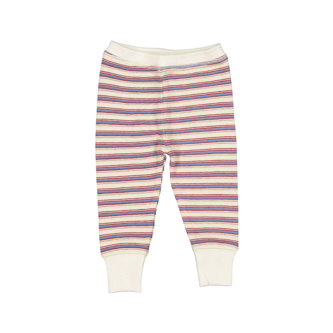 Fin and Vince Grain Sack Stripe Printed Waffle Pants
