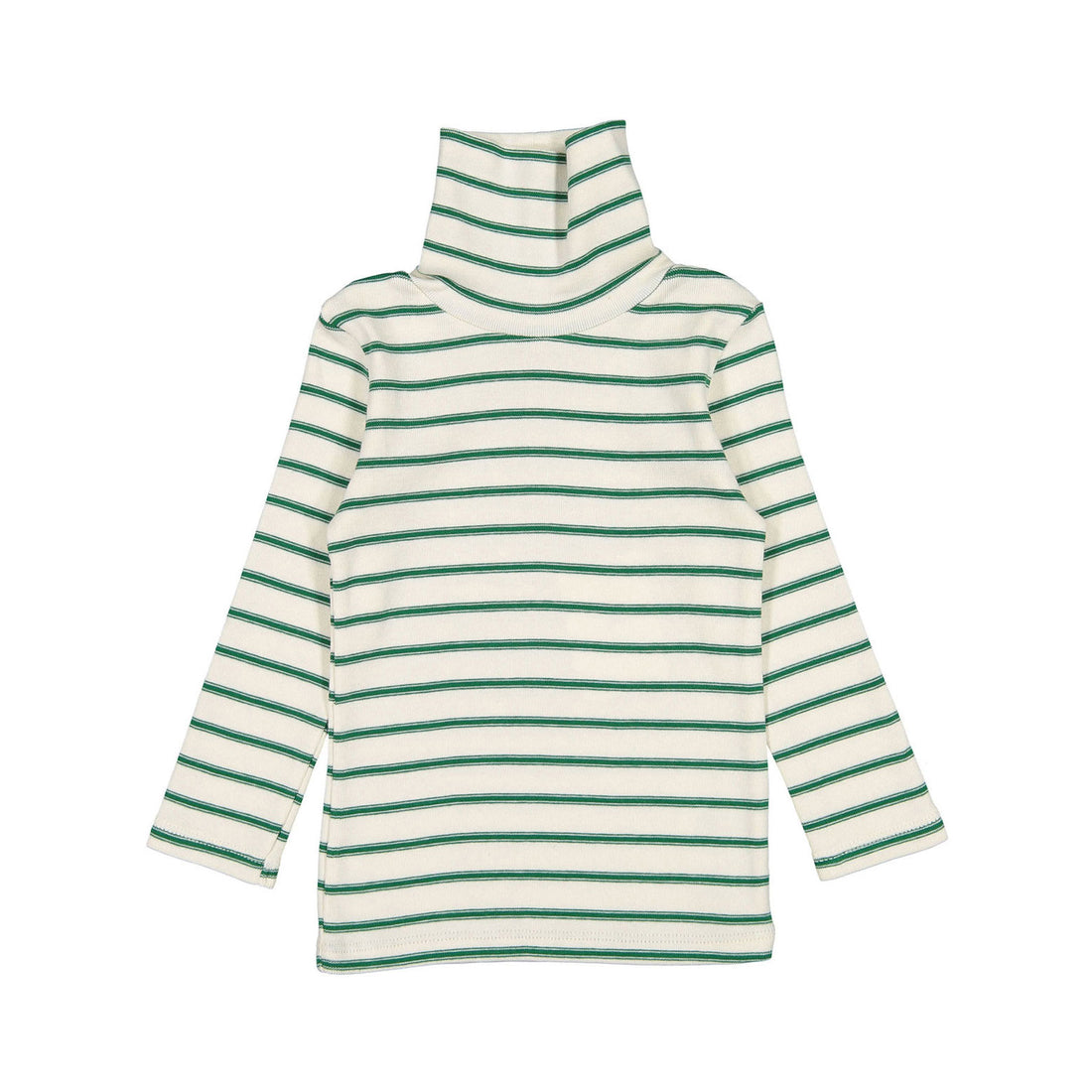 Fin and Vince Ticking Stripe Ribbed Turtleneck