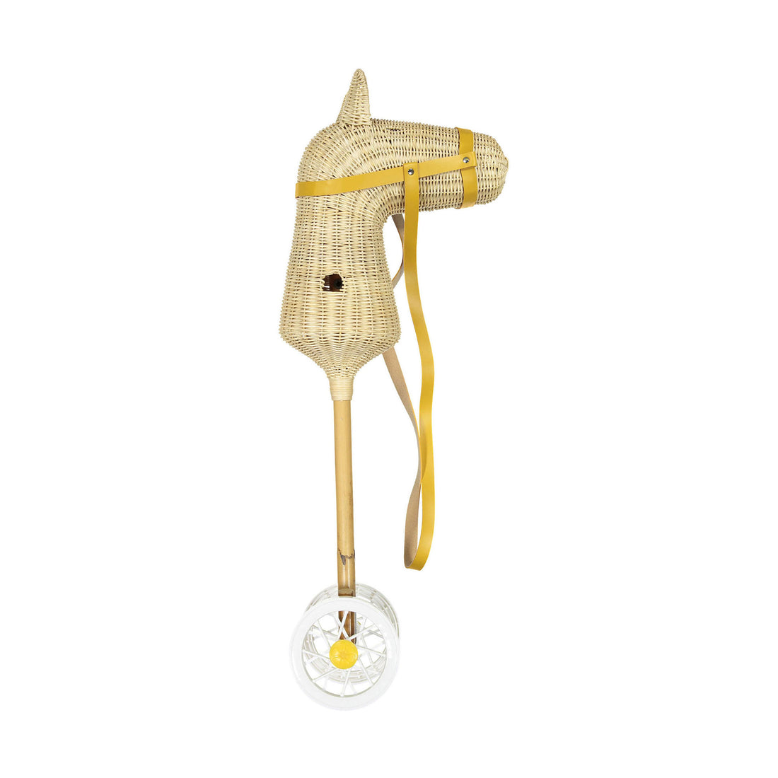 My Darling Valentine Mustard Pull Along Hobby Horse
