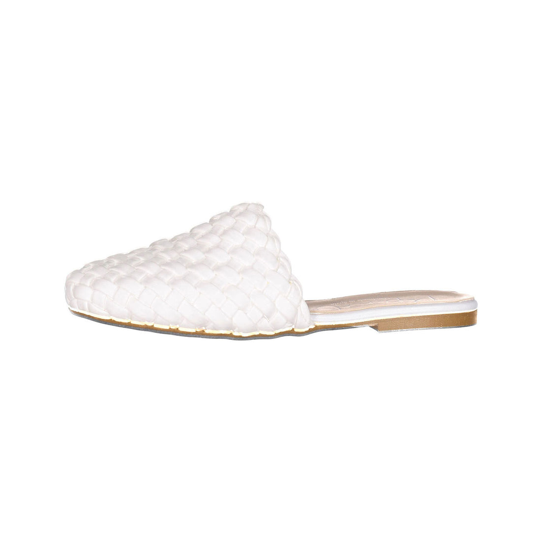 Papanatas White Braided Slipper