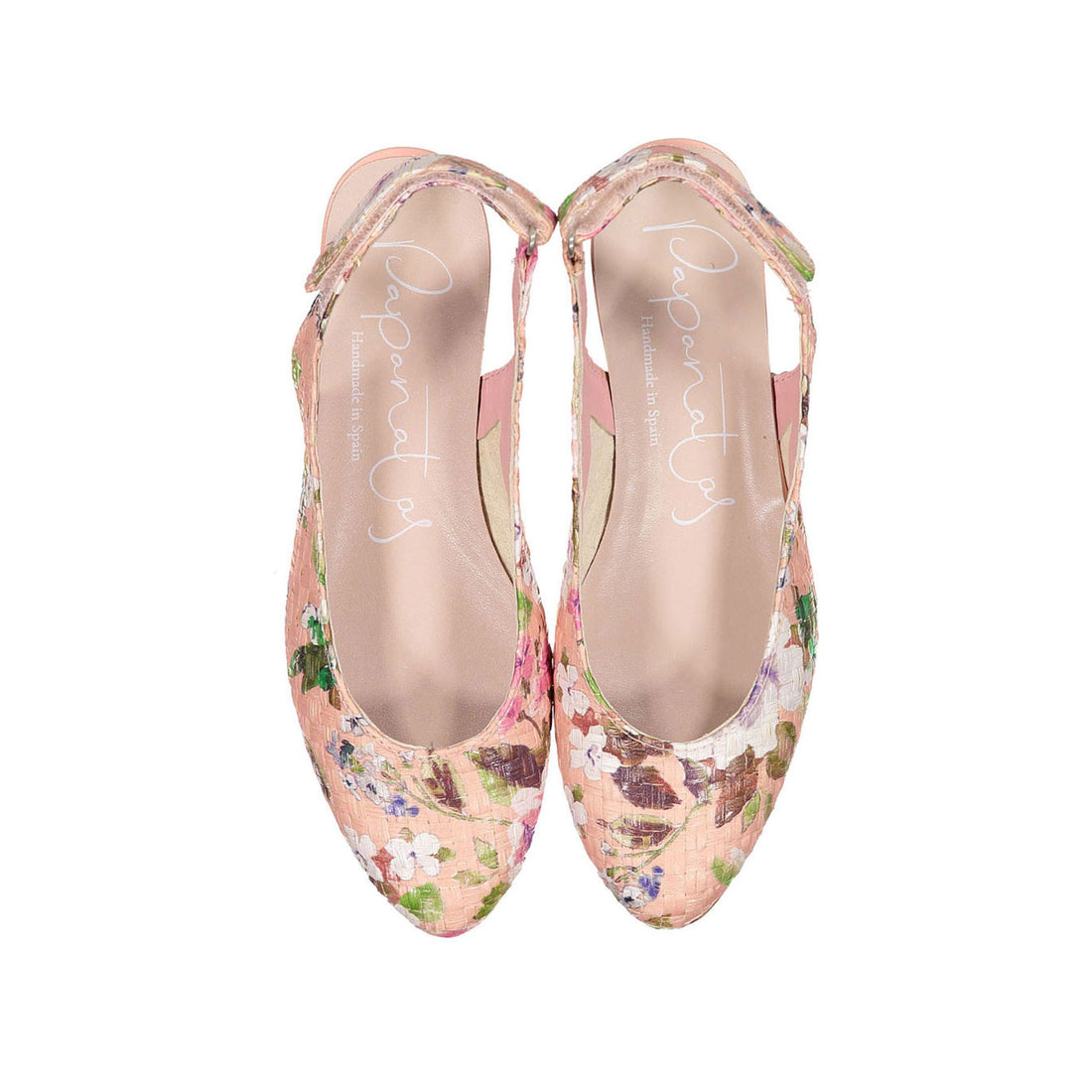 Papanatas Pink Floral Slingback Shoe