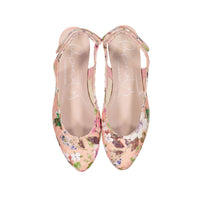 Papanatas Pink Floral Slingback Shoe