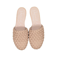 Papanatas Nude Braided Slipper