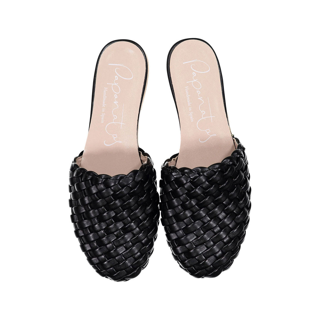 Papanatas Black Braided Slipper