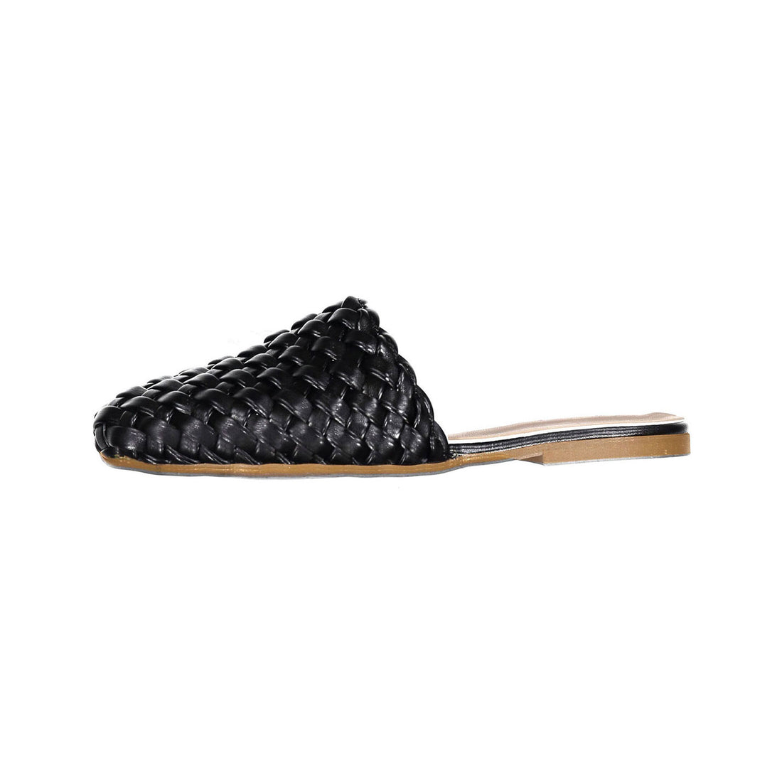 Papanatas Black Braided Slipper