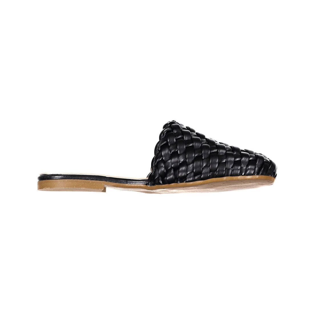 Papanatas Black Braided Slipper
