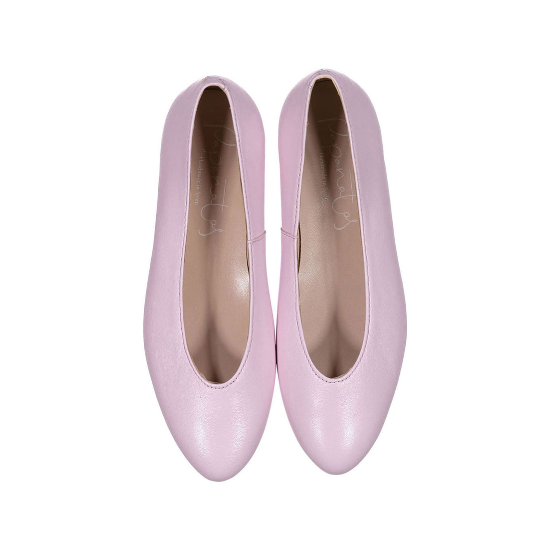 Papanatas Lavender Leather Flat