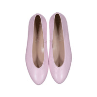 Papanatas Lavender Leather Flat