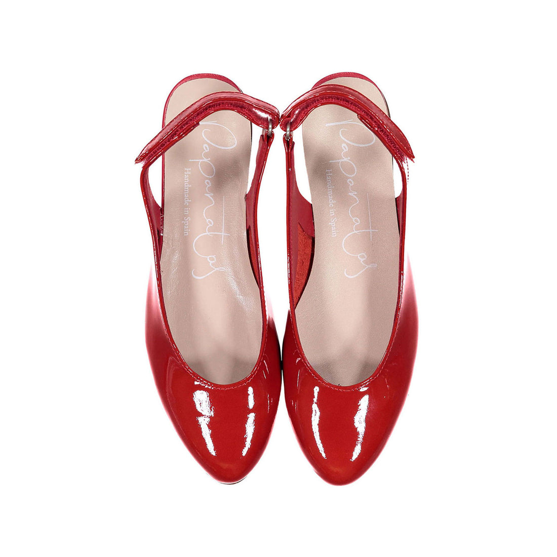 Papanatas Sangria Patent Leather Slingback Shoe